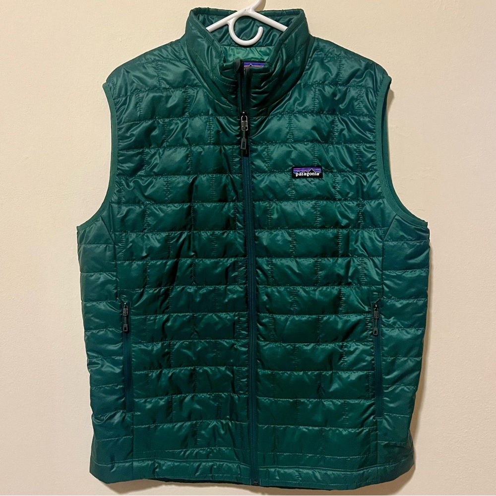 Green Patagonia Nano Puff Vest